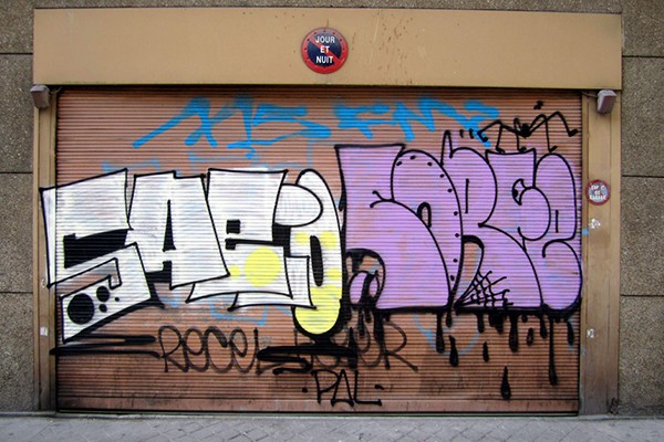 Exemples de créations graffiti dans la mouvance ignorante style