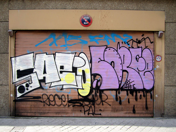 Exemples de créations graffiti dans la mouvance ignorante style