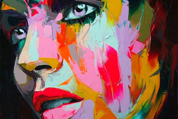 La sensualité des personnages peint par Françoise Nielly est souvent très explicite