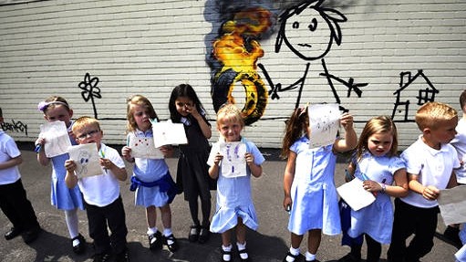 dessin d'enfants et graffiti street art