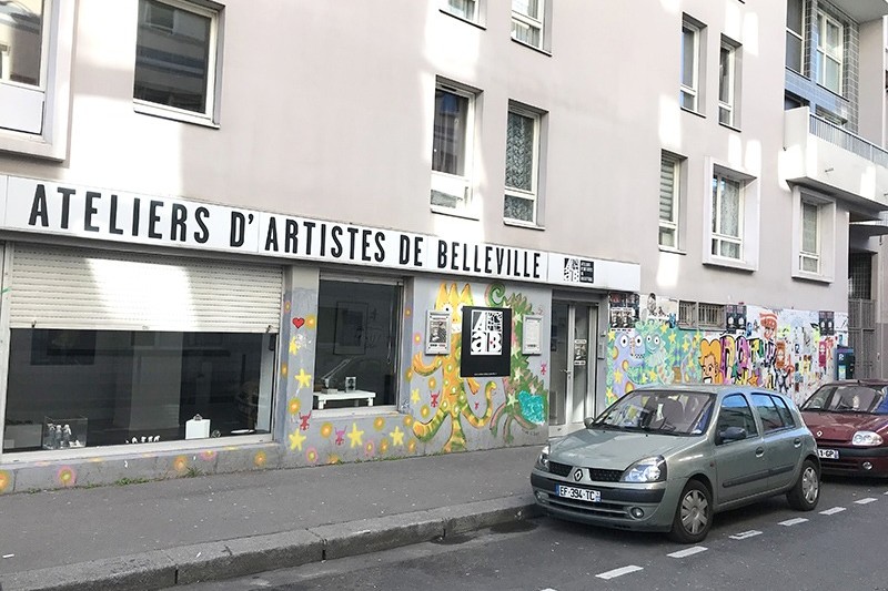 ateliers, artistes, belleville, paris, 19, art