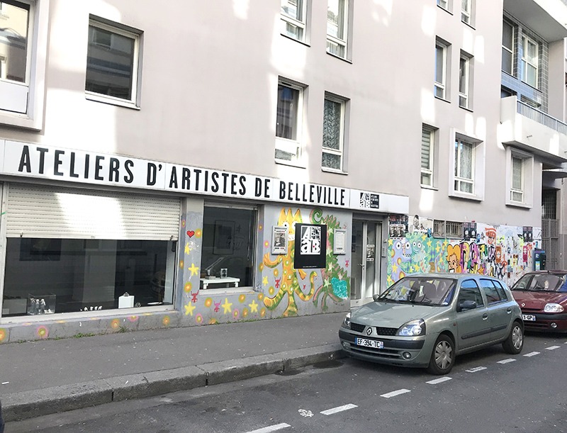 ateliers, artistes, belleville, paris, 19, art