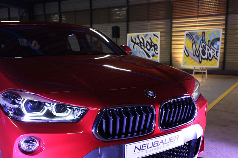 BMW X2, Street Art, Graffiti, Live