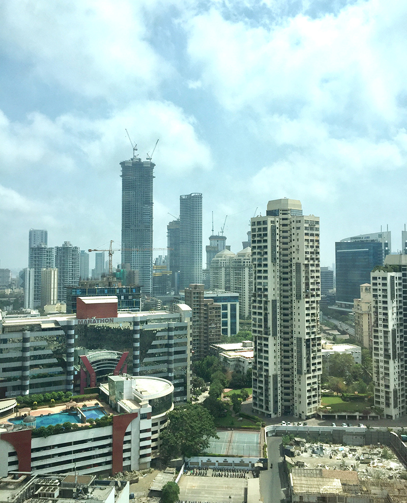 Cityscape, Bombay, Mumbai, Inde, urbain, tours, grattes ciels