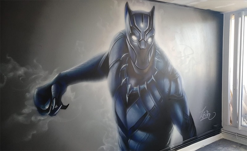graffiti, street art, décoratif, personnage
