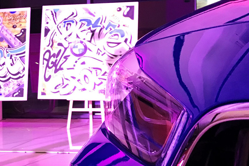 BMW X2, Street Art, Plaisir, Performance live