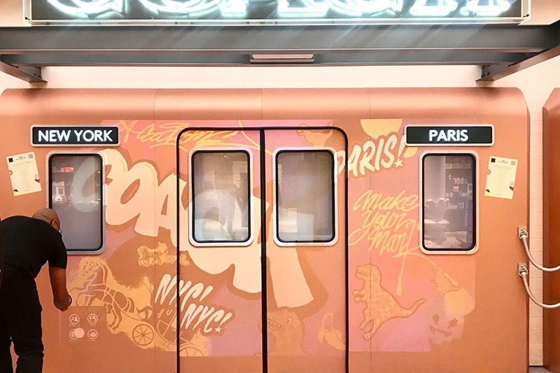 Coach, Paris, New York, graffiti, street art