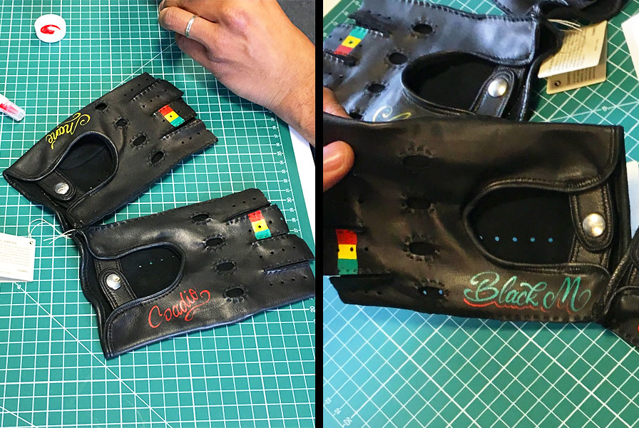 personnalisation, gants, coupe du monde, afrique, maison bédouin