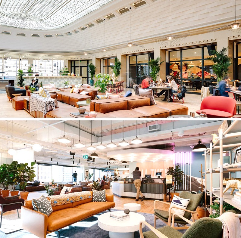 décoration, intérieur, bureaux, wework, paris, monde, openspace, coworking