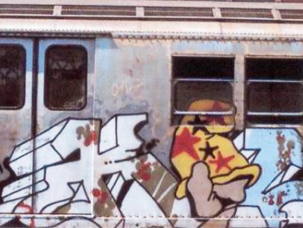 personnage, Vaughn Bodé, fresque, métro, graffiti, street art