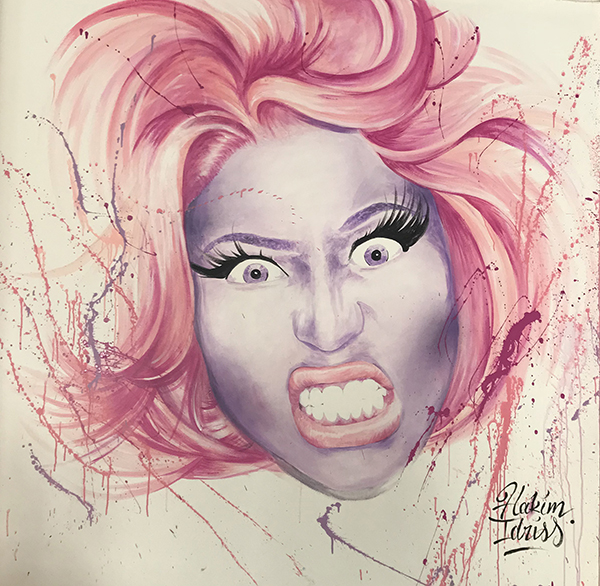 Portrait, Nicki Minaj, street art