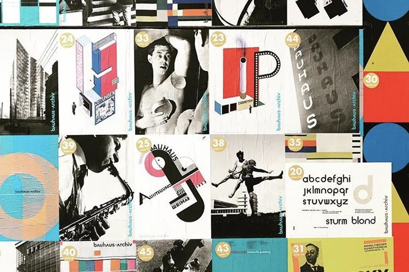 Univers, graphisme, Bauhaus, affiches, design