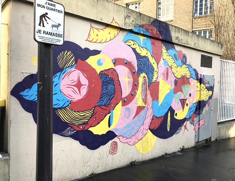 Fresque, Graffiti, Rue, street art, graffuturism, pressionisme, paris