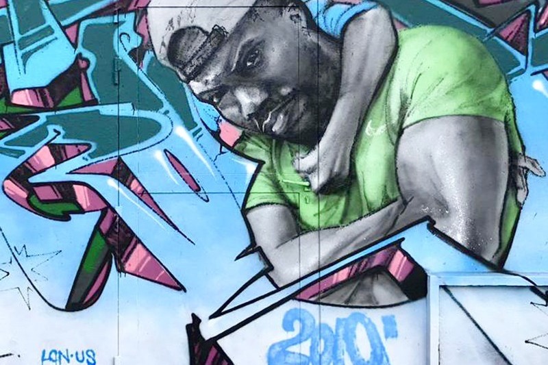 Kevin Hart, fresque, peinture, graffiti, street art, Paris