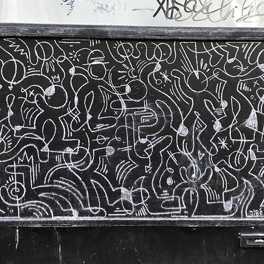 paris, graffiti, street art, illustration, craie