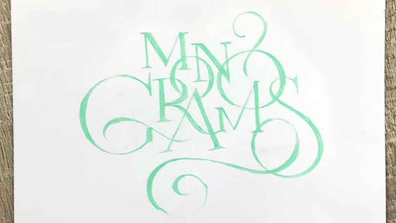 Monograms, Monogrammes, initiales, papier, cuir, graffiti, street art