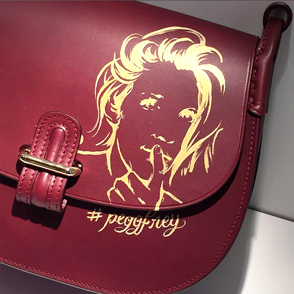 Personnalisation, sac, maroquinerie, Céline lefébure, art, cuir