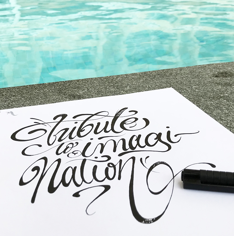 urban calligraphy, tribute, imagination, pool, sketch, art