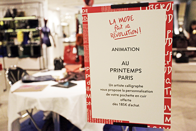 Mode, révolution, Printemps, Paris, Animation, Calligraphie