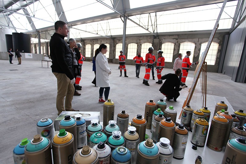 Team, building, atelier, graffiti, Street Art, Paris