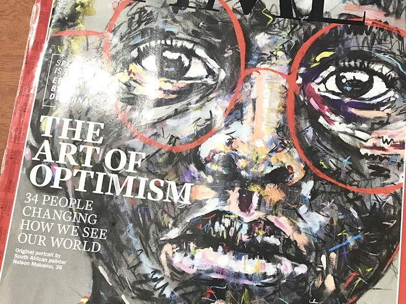 Time, magazine, USA, Art of Optimism, Nelson Makamo