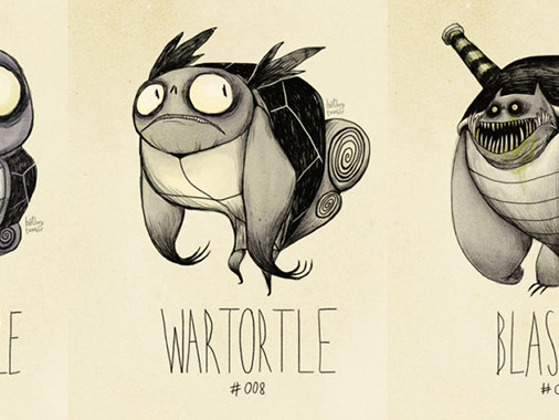 squirtle, wartortle, blastoise, dessins de personnages