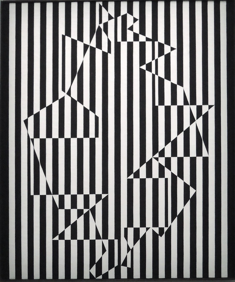 illusion, optique vasarely, effet, visuel