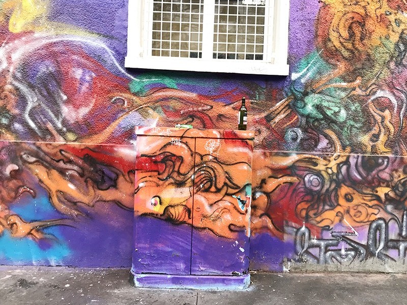 stesi, fresque, graffiti, street art, organique, abstrait