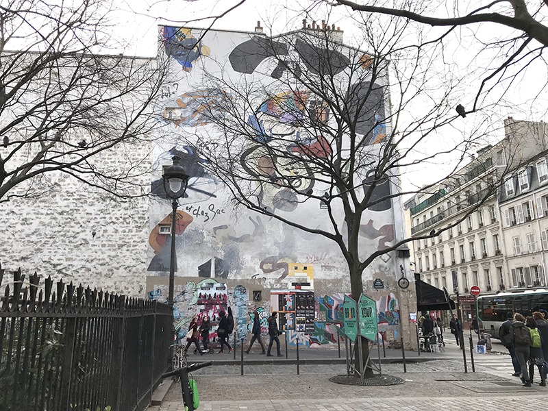 Fresque, monumentale, paris, parisien, street art