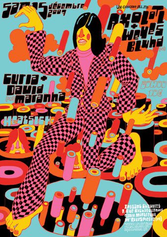 affiche, concert, musique, art, graphisme, graphic design, illustration