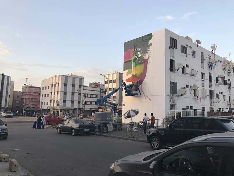 nacelle, street art, façade, found Amid, art