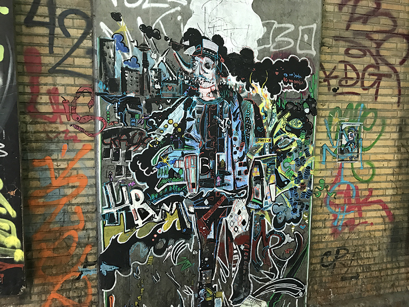 Basquiat belge, art de rue street art