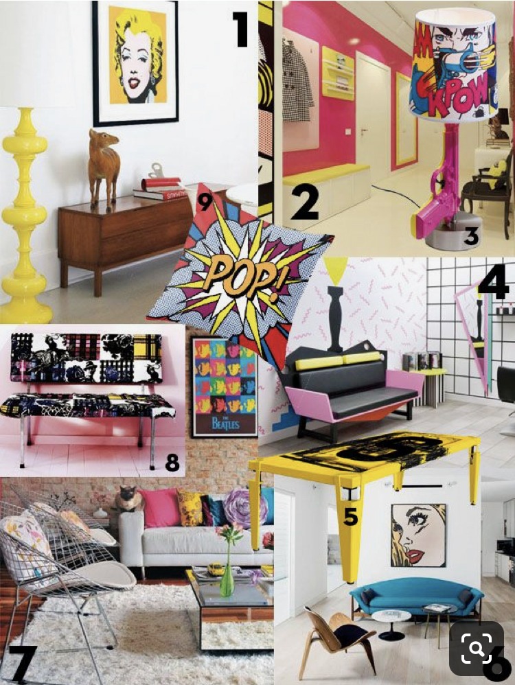 Moodboard, pop art, street art, graffiti, inspiration, projet