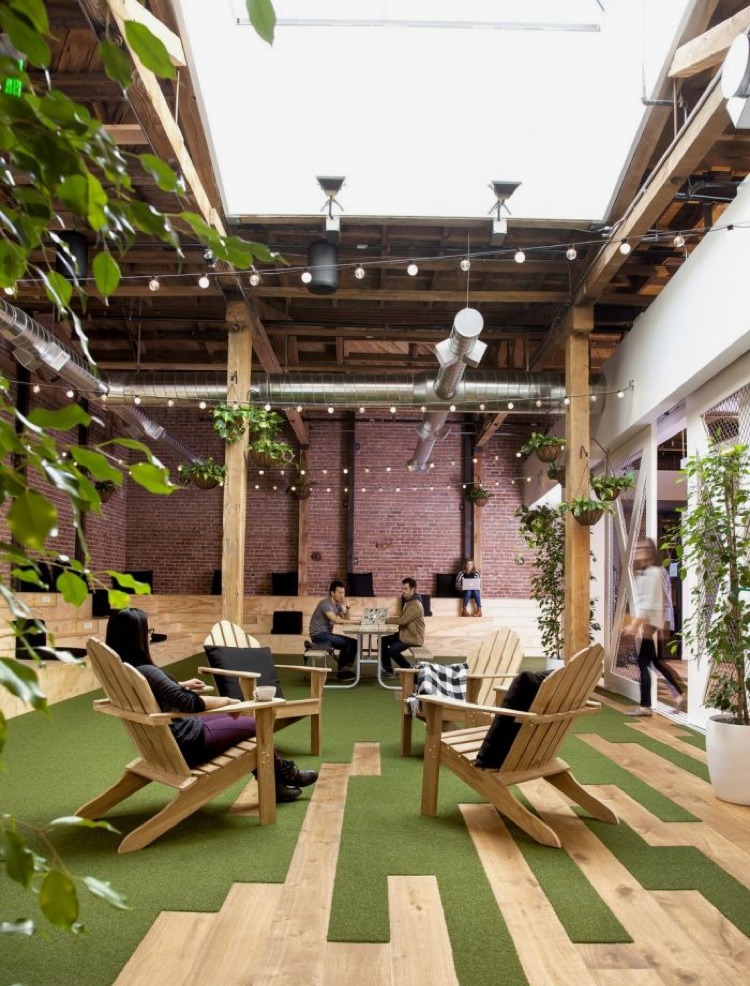 nature, open space, coworking, travail, bureau partagé