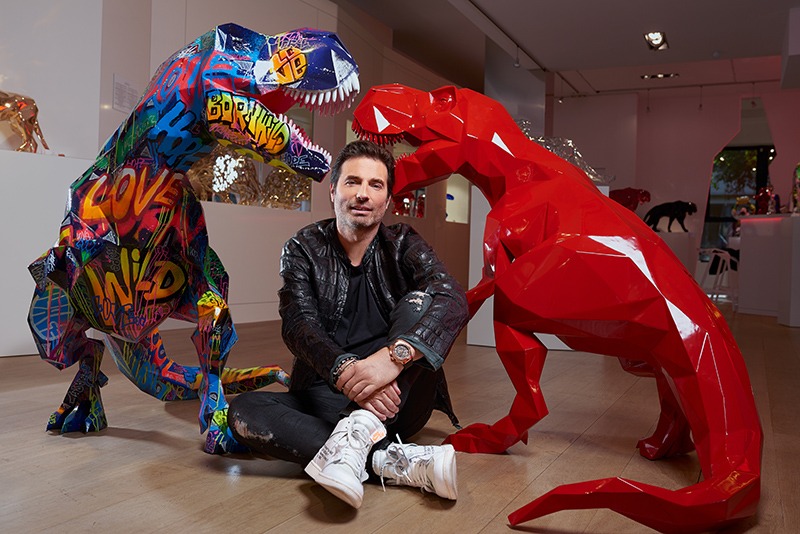 Portrait, Richard, Orlinski, artiste, français, contemporain, wild