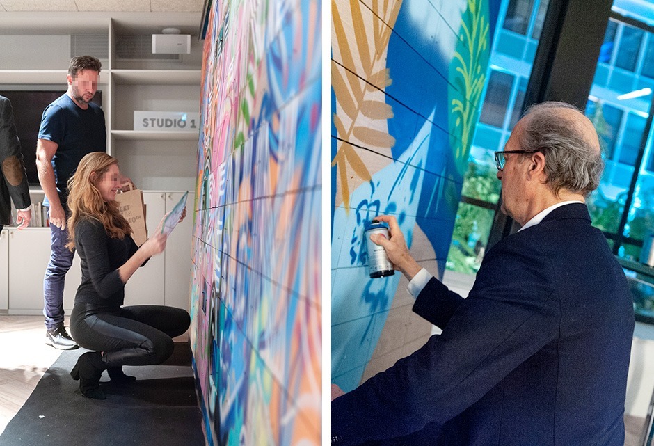 team building, Street Art, Graffiti, paris, bureau, société
