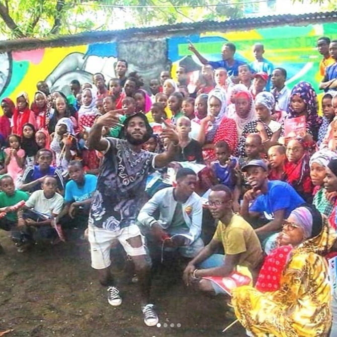Artistes, urbains, graffeurs, comores, afrique, Swana Studio, Anjouan